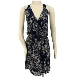 Fred David Black & Cream Sleeveless Date Night Cocktail Party Dress [Med] New